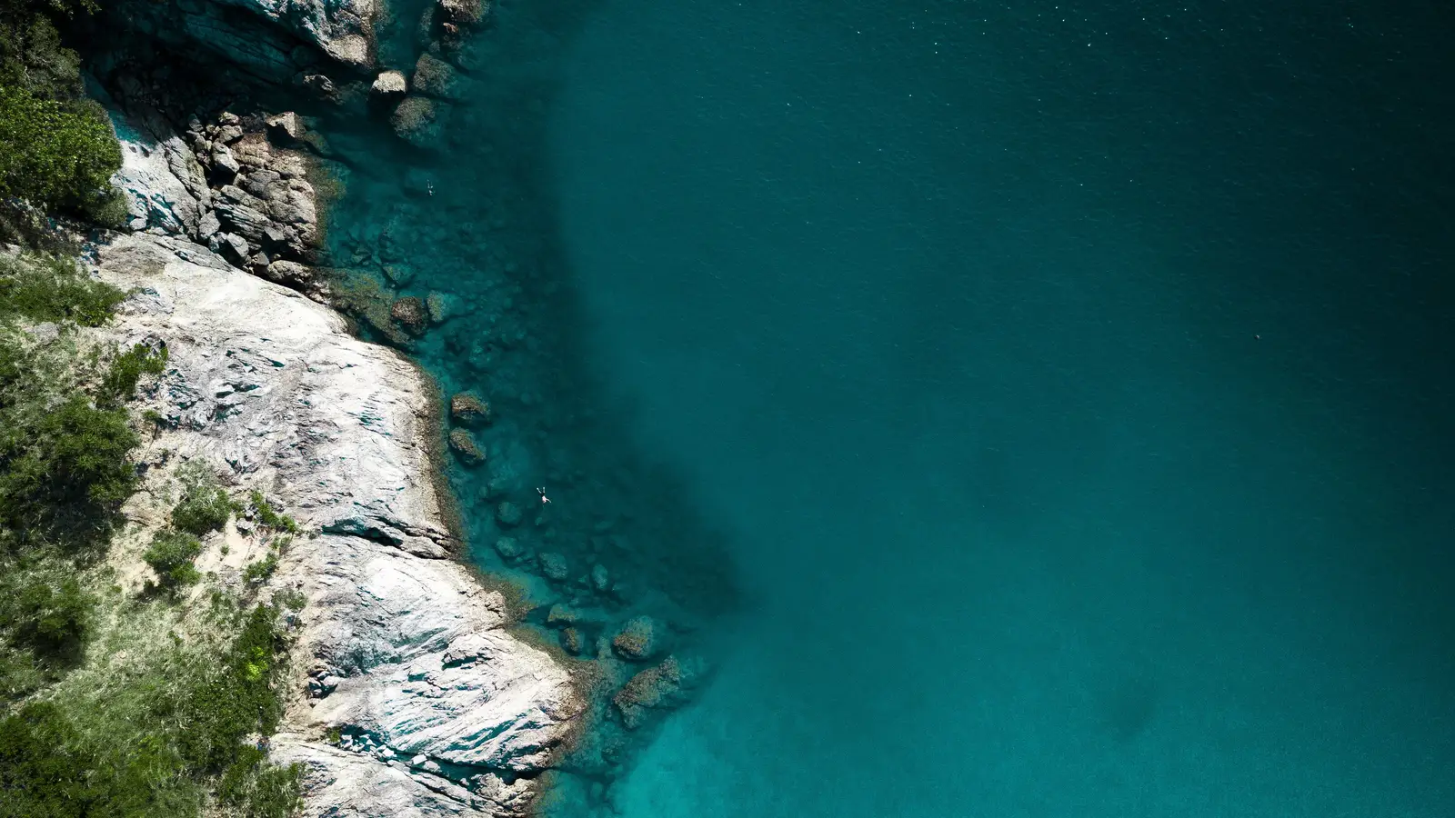 Rocky Phuket coastline from the air — illustrative photography